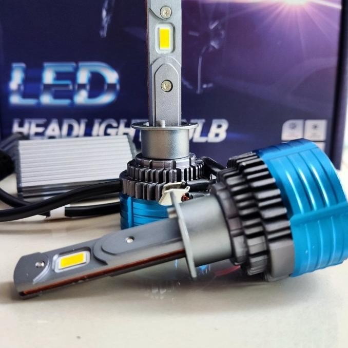 Lampu Led H4 / H11 / H16 4300K Kuning Warm White 55Watt All Season