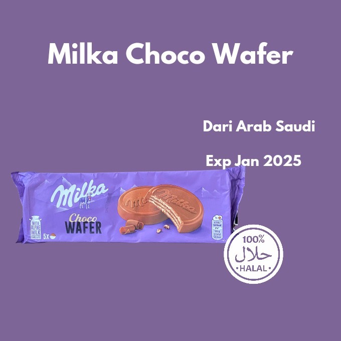 

Ready Stok - Milka Choco Wafer Coklat Impor Arab