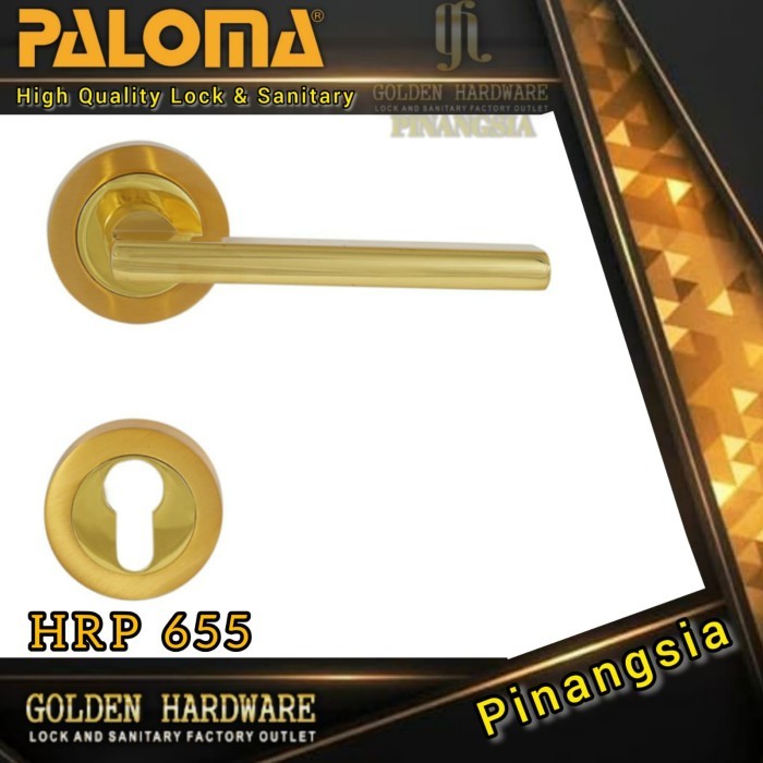 RESTOCK KUNCI PINTU MISAH HANDLE ROSES KUNCI PINTU RUMAH GOLD PALOMA HRP 655