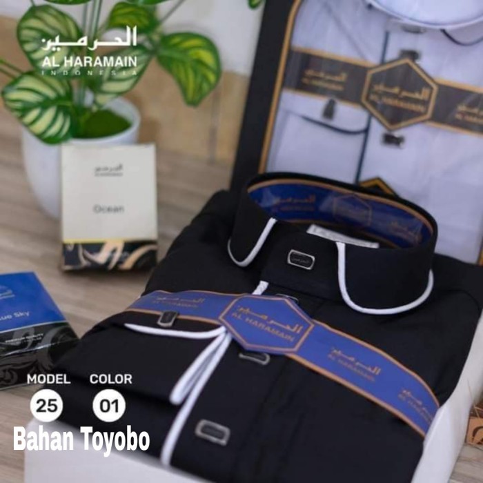 Gas Pria Al Haramain + Jubah Haramain Manset (25) Toyobo