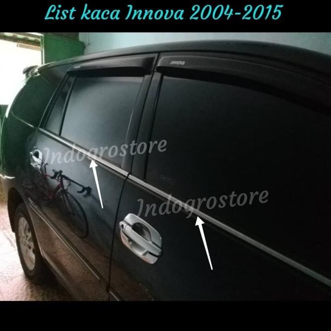 

List Lis Kaca Samping Mobil Grand Innova 2004-2015 Packing Pipa Original Dan Terpercaya