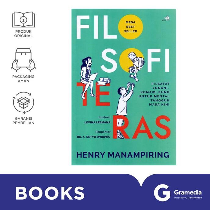 

Buku Filosofi Teras (Henry Manampiring) Soft Cover Original Dan Terpercaya