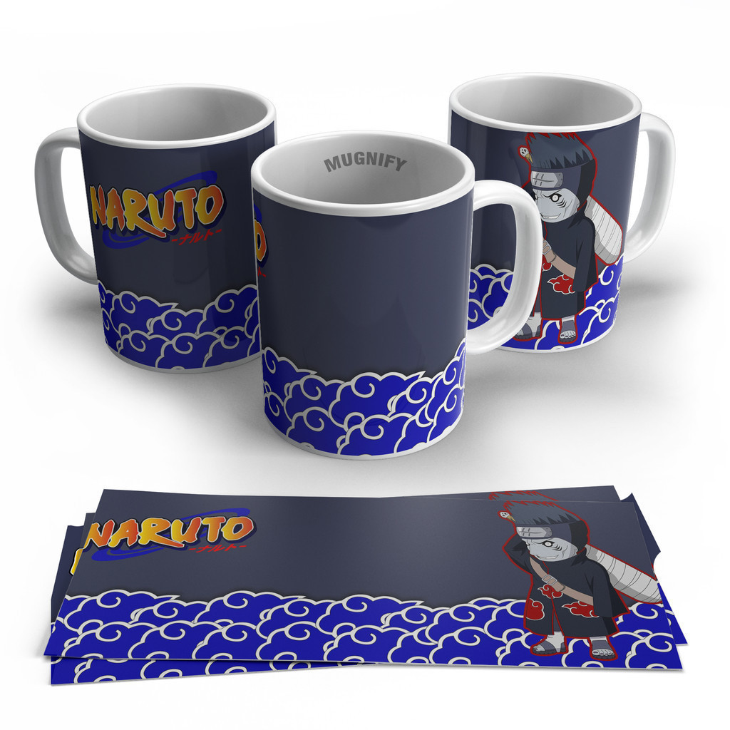 Gelas Mug Bergambar Naruto | Kado Hadiah Gelas Mug Kartun Naruto