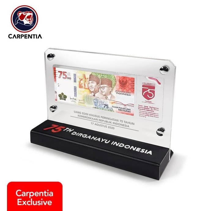 Terlaris Frame Uang Kertas Acrylic / Akrilik - Desain Khusus Tema Kemerdekaan SALE