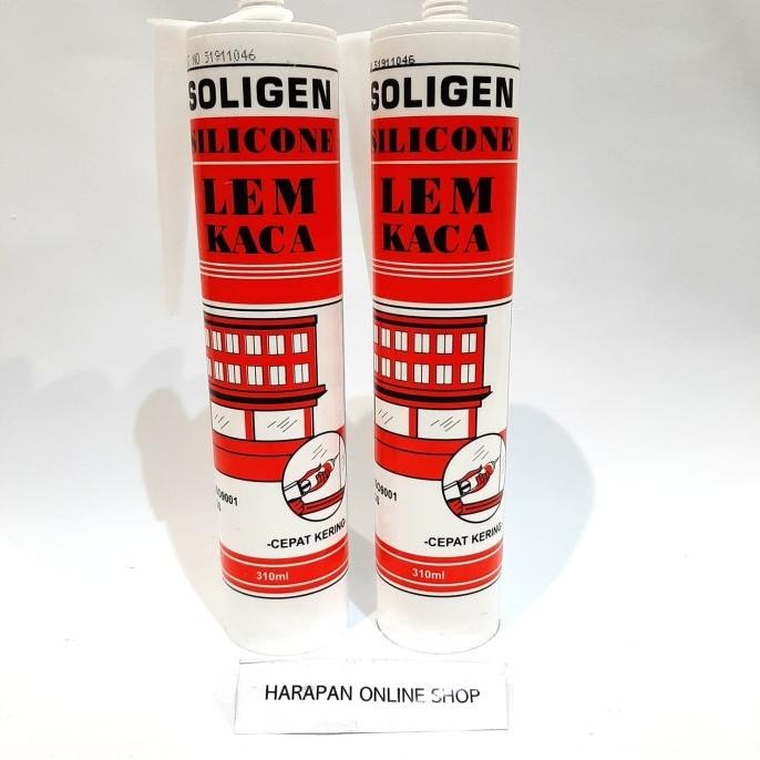 Ready Sealent LEM KACA SOLIGEN / LEM SILEN - SILICONE / SEALENT KACA