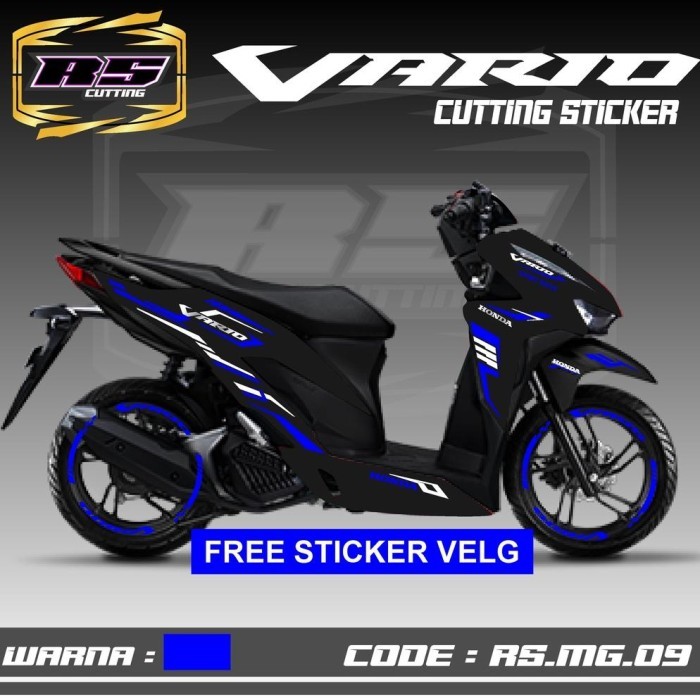BARU CUTTING STICKER VARIO - AKSESORIS MOTOR STIKER HONDA VARIO 125 & 150 NEW 2019 2020 2021 FREE