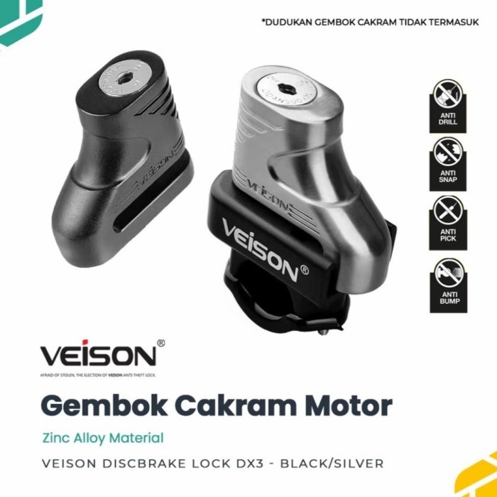 GEMBOK CAKRAM MOTOR MEREK VEISON UNIVERSAL MOTOR