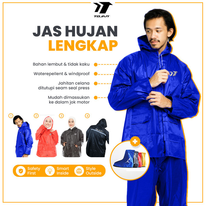 KHUSUS JAS HUJAN TOJAN PRIA WANITA SETELAN MANTEL UJAN DAN JAS SEPATU DEWASA