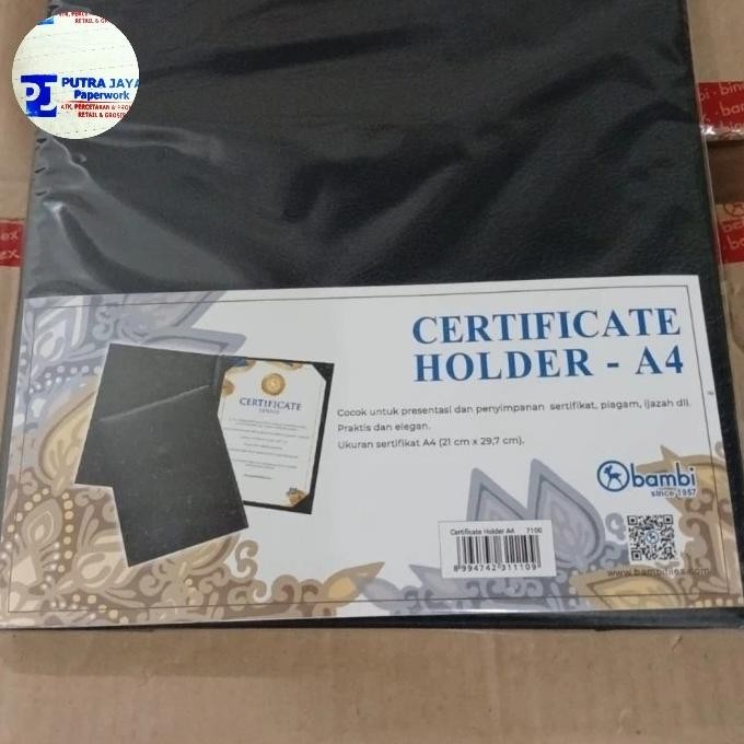 

Terlaris Map Sertifikat /Certificate Holder A4 Ready Stok