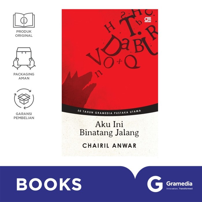 

Buku Aku Ini Binatang Jalang (Chairil Anwar)