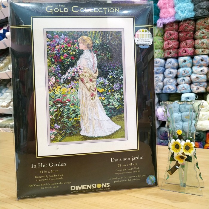 Paket Kristik/Crosstitch In Her Garden 35119 Gold Dimension