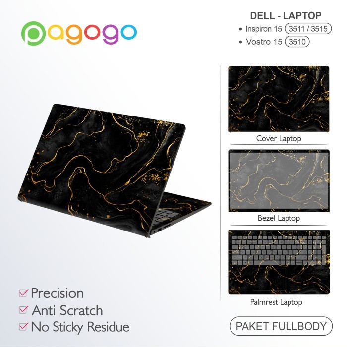 Sale Garskin Stiker Laptop Dell Inspiron 15 3511 3515 Vostro 3510 Bening