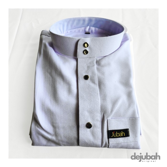 TERLARIS Jubah slim fit Pakaian Gamis Pria SIZE "S&M" - Putih, S