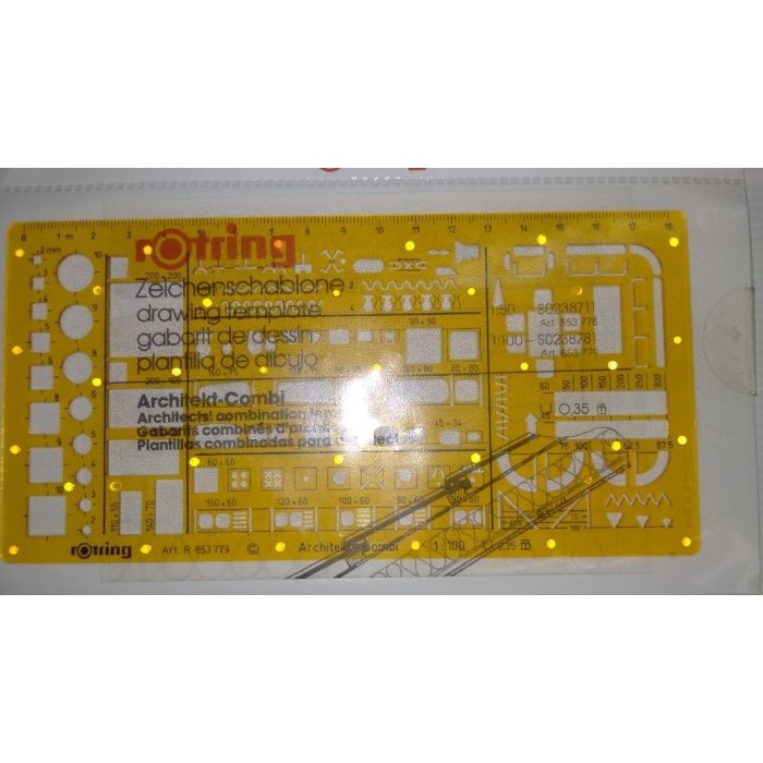 

Penggaris Rotring Mal Arsitek 1:100 (Art. 853 779)