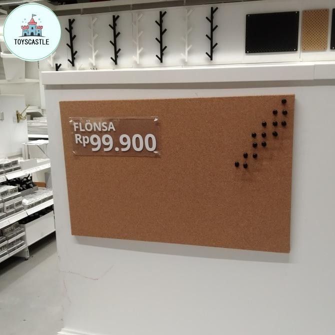 

Papan memo mading papan tusuk pengumuman cork board 33x 52 cm