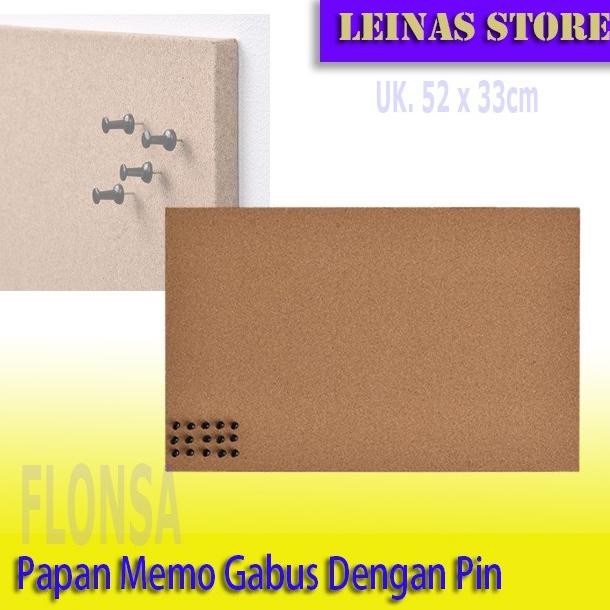 

TERBARU - Papan Tempel Gabus / PAPAN Belajar / Papan Pengumuman + 15 Pin