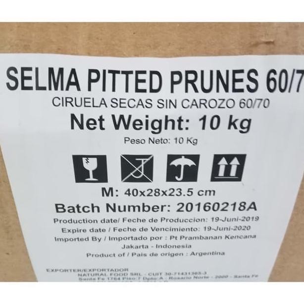 

Dried Prunes 1 Kg - Buah Plum Kering - Pitted Prune Dry Fruit Halal