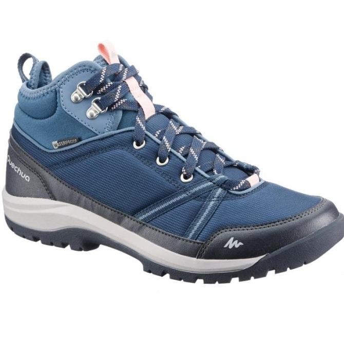 

BLUE- DECATHLON QUECHUA SEPATU GUNUNG WANITA NH500 MID - BLUE