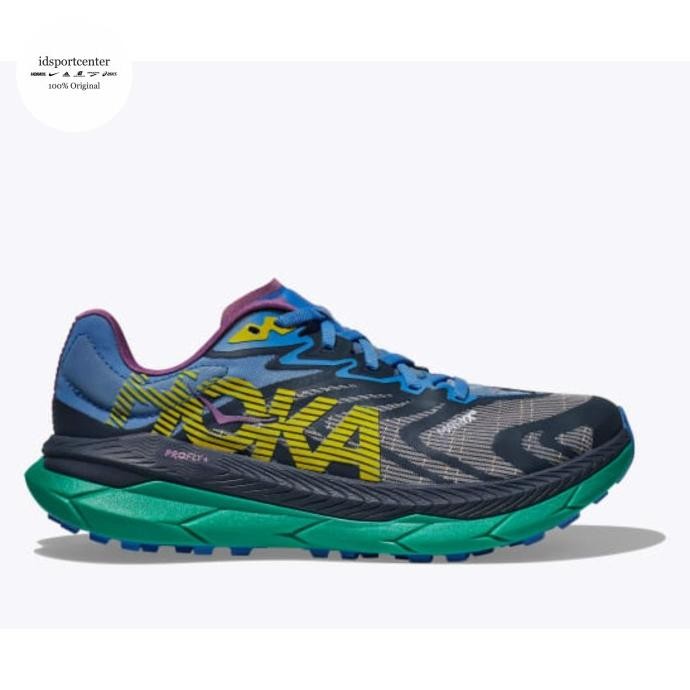 

BLUE- HOKA TECTON X 2 MENS TRAIL RUNNING SHOES - STRATA / VIRTUAL BLUE