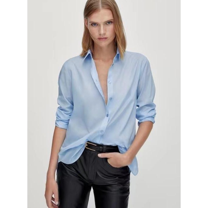 

BLUE- 68558 - BLUE BASIC (S,M,L) - BLOUSE