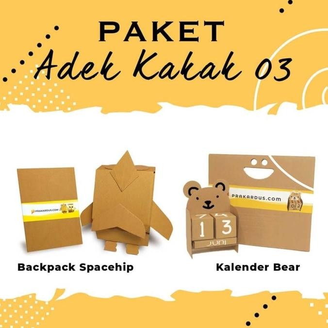 

Terlaris PAKET 03 Mainan edukasi PRAKARDUS kardus anak kreatif (2 in 1) COD