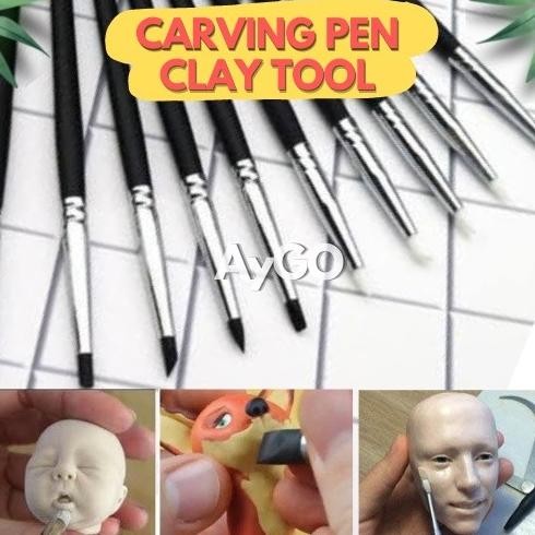 

Terlaris CARVING PEN BRUSH POTTERY CLAY SCULPTURE CERAMICS TOOL DOUBLE COD