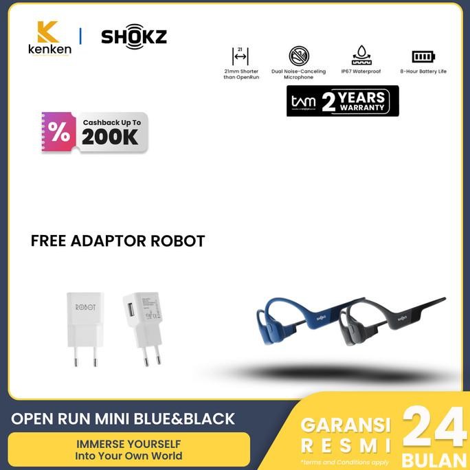 

BLUE- SHOKZ OPENRUN MINI - BLUE GARANSI RESMI TAM EARPHONE
