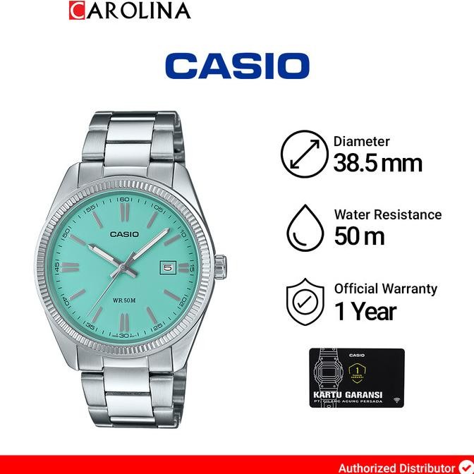 

BLUE- CASIO GENERAL MTP-1302PD-2A2 MTP-1302PD BLUE TIFFANY STAINLESS STEEL