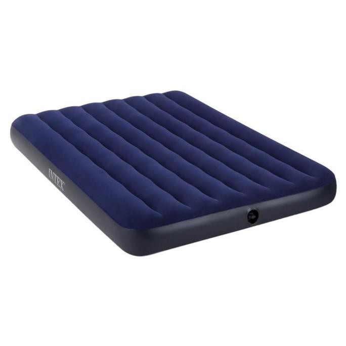 

BLUE- INTEX 64758 KASUR ANGIN DURABEAM DOUBLE BLUE 137X191X25CM