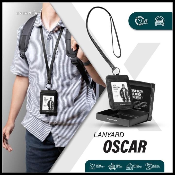 

Lanyard Kartu Id Card Holder Name Tag Kantor Tas Kalung Dompet Kartu Gantung Oscar