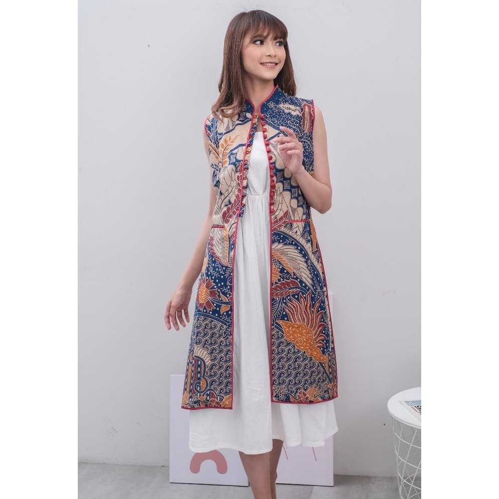 

BLUE- KICHI BATIK SAMITA LONGTOP BATIK BLUE