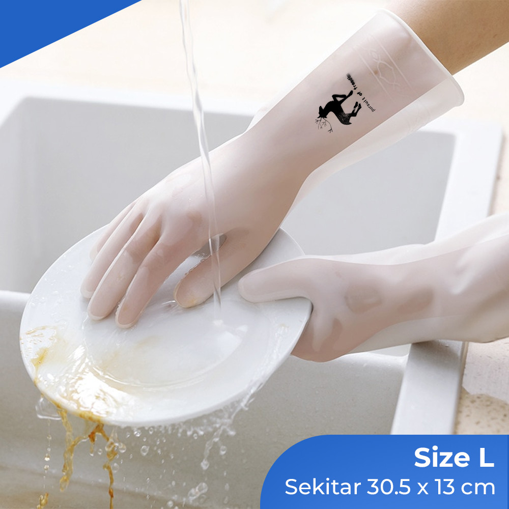 

- YONGHE Xieshou Sarung Tangan Karet Cuci Piring Cleaning Gloves - ST001 -