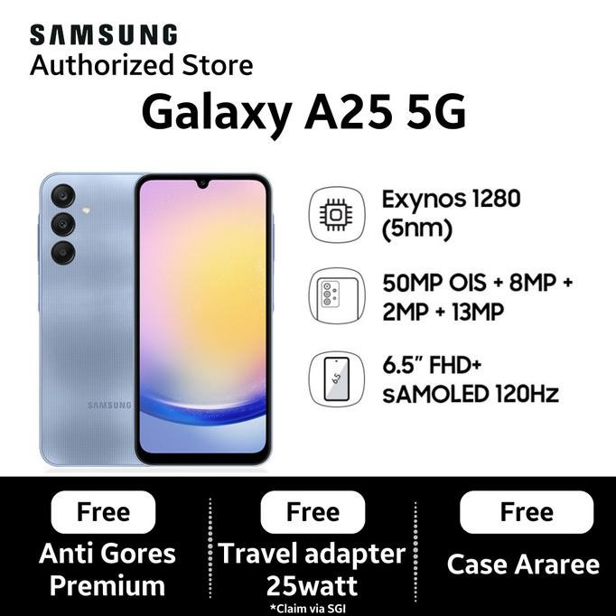 

BLUE- SAMSUNG GALAXY A25 5G 8/256GB - BLUE