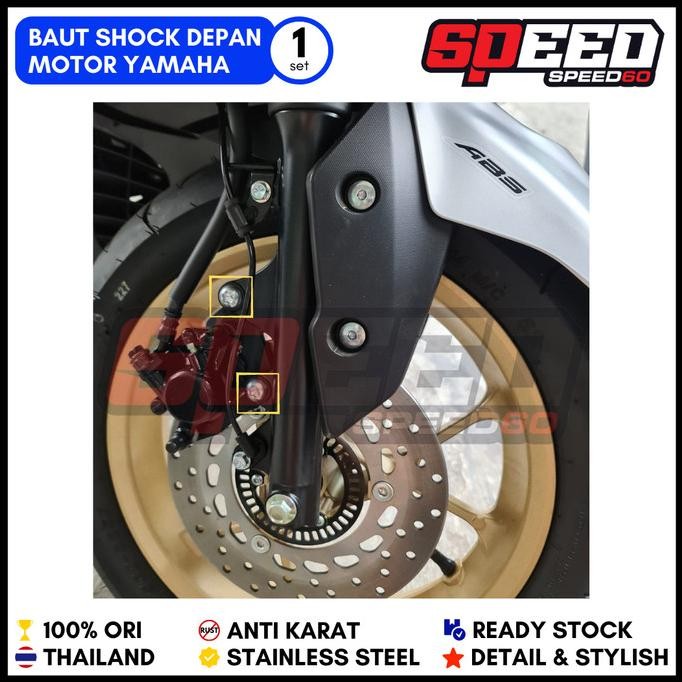 

BLUE- BAUT BREKET KALIPER YAMAHA TABUNG STANDARD PROBOLT GOLD BLUE SILVER