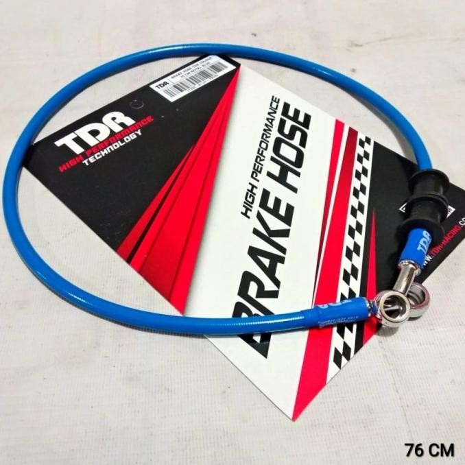 

BLUE- BRAKE HOSE SELANG REM TDR RACING 76 CM BLUE UNIVERSAL