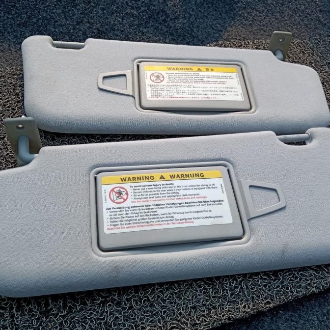 Sunvisor W211/W210 Facelift Grey Asli
