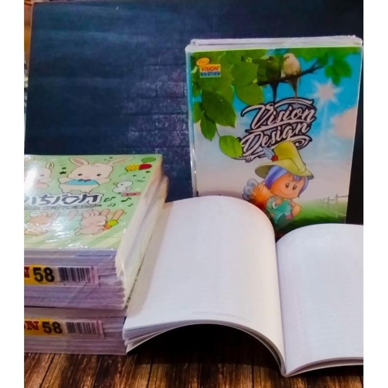 

Terlaris Buku Tulis Vision 58 (1 Pak Isi 10 Buku)