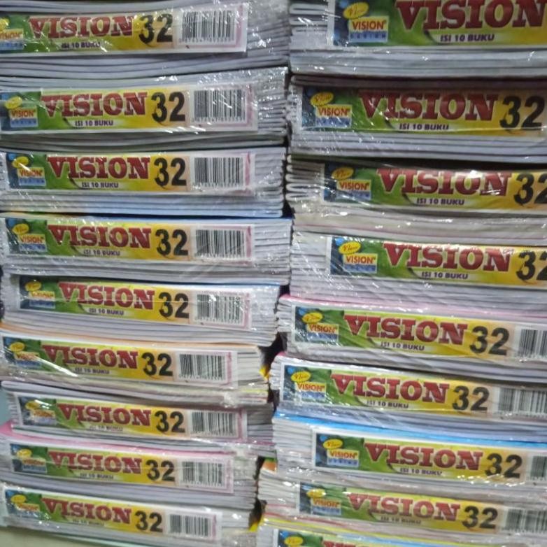 

Promo Buku Tulis Vision 32 Lembar (Isi 10 Buku)