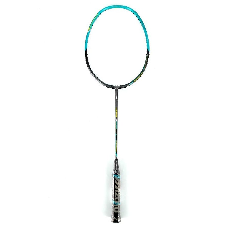 

BLUE- MIZUNO JPX 3 RAGE RAVEN GREY - PEACOCK BLUE RAKET BADMINTON