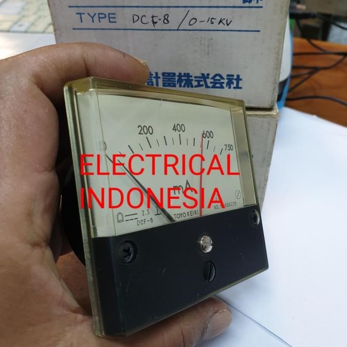 [ Tt88 ] Toyo Keiki Dcf-8 0-750Ma(Mili Ampere Meter) Japan