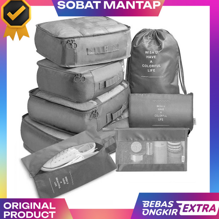 SET TRAVEL BAG ORGANIZER BAG TRAVEL POUCH TAS TRAVEL TAS KOPER TRAVELING TAS ORGANIZER TRAVEL TAS