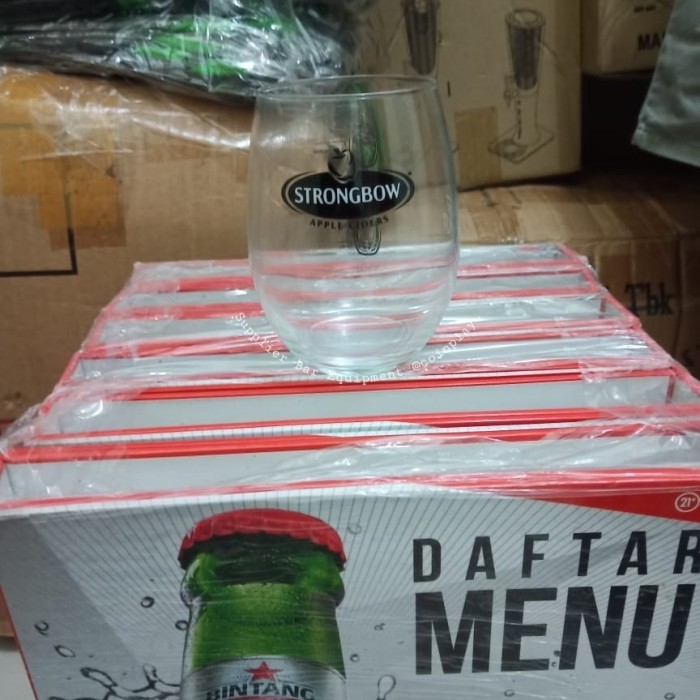 STRONGBOW APPLE CIDERS GLASS / GELAS CIDER / CIDER GLASS