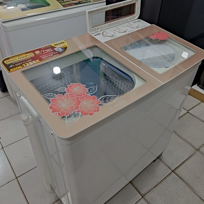 MESIN CUCI 12KG AKARI 2 TABUNG