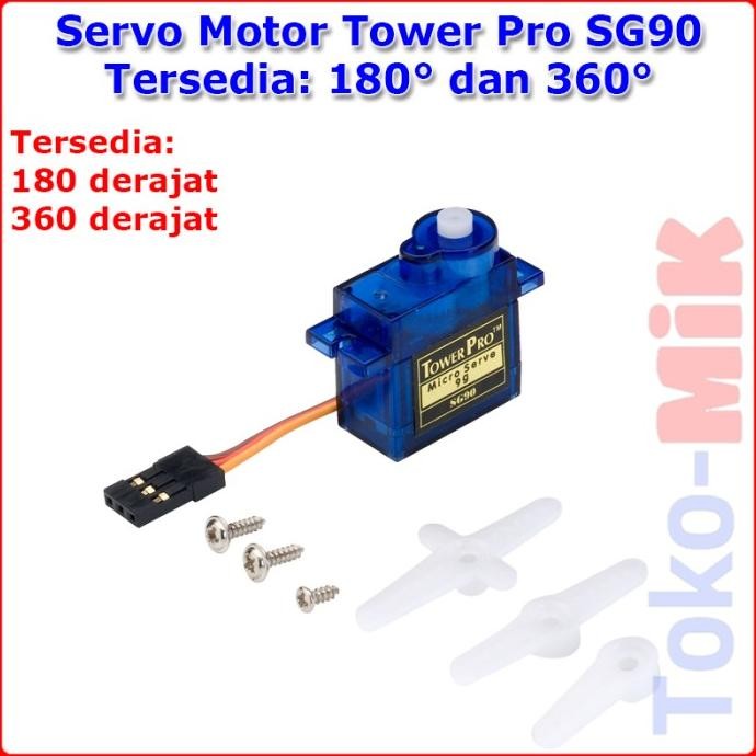 Baru TOWERPRO SG90 MICRO SERVO MOTOR SG90 MOTOR SERVO SG 90 tokmi99