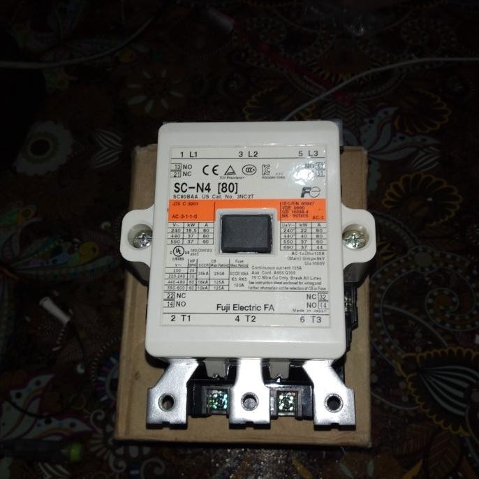 TERBARU - SC-N4 fuji kontaktor fuji SCN4 220V ORIGINAL