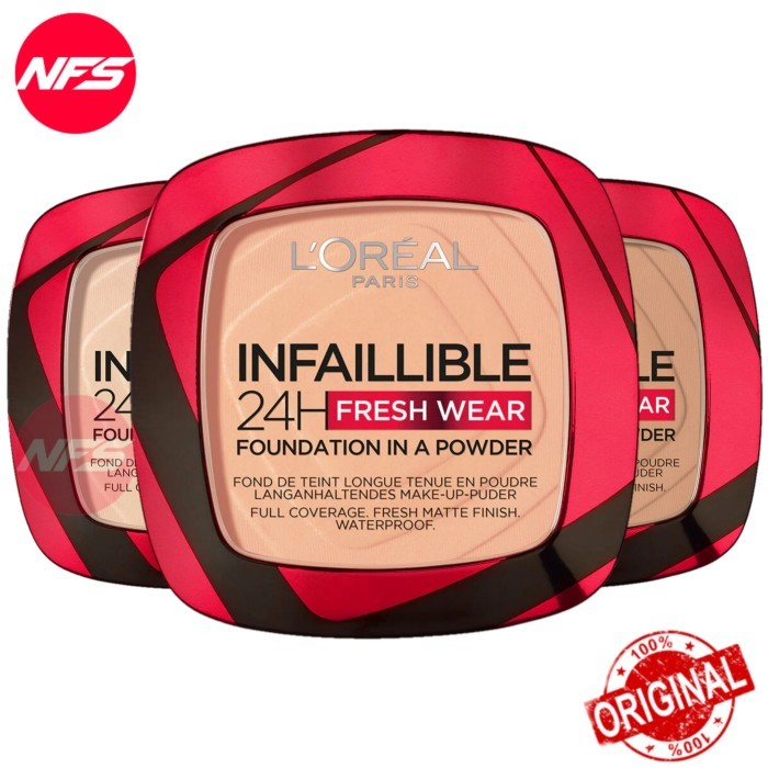 Loreal Infallible 24H Fresh Wear-Compact Powder Foundation-Infaillible
