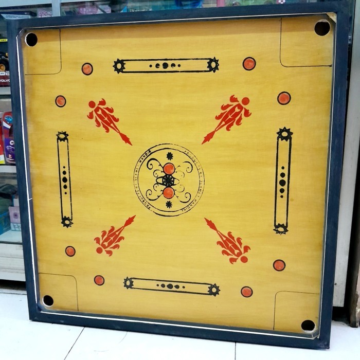 Meja Karambol Kayu 80x80cm/meja karambol