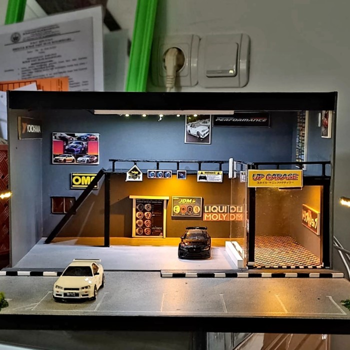 Diorama skala 64 bengkel