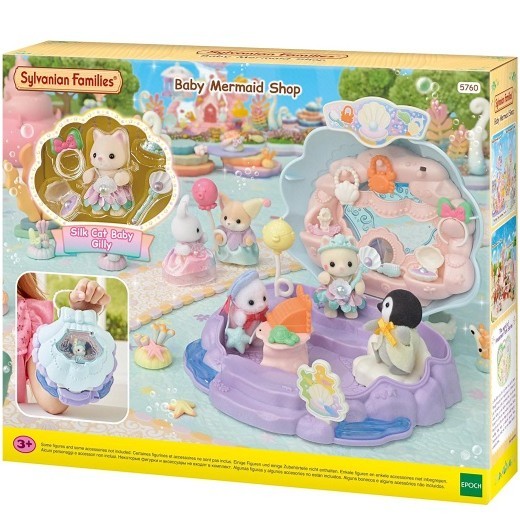 Mainan Koleksi Sylvanian Families Baby Mermaid Shop