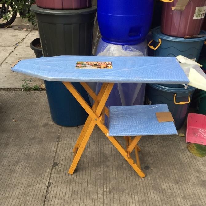 Meja Setrika Kayu Lipat